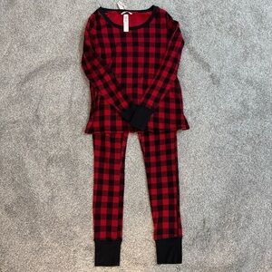NWT Victoria's Secret Women's Size S 2-Piece Pajama Set Red Plaid Top & Pants
